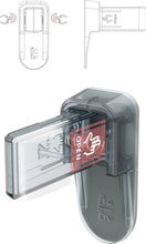 Afbeelding in Gallery-weergave laden, Deurklink Vergrendeling - 1 Stuk - Kinderslot Deur - Privacy Slot - Deurklink slot voor Huisdieren - Transparant blauw