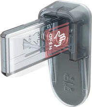 Afbeelding in Gallery-weergave laden, Deurklink Vergrendeling - 1 Stuk - Kinderslot Deur - Privacy Slot - Deurklink slot voor Huisdieren - Transparant blauw