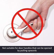 Afbeelding in Gallery-weergave laden, Deurklink Vergrendeling - 1 Stuk - Kinderslot Deur - Privacy Slot - Deurklink slot voor Huisdieren - Transparant blauw