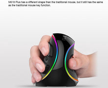 Afbeelding in Gallery-weergave laden, Delux bedraad ergonomische muis met RGB verlichting