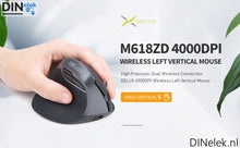 Afbeelding in Gallery-weergave laden, Delux M618mini ergonomische muis linkshandig
