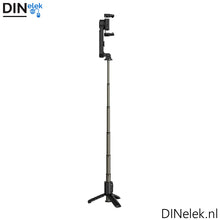 Afbeelding in Gallery-weergave laden, DINelek Mini met Led Verlichting 3in1 Anti-shake Gimbal/Mobiele Telefoon Stabilisator + Selfie Stick + Driepoot Statief