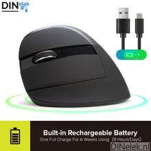 Afbeelding in Gallery-weergave laden, Delux M618mini ergonomische muis linkshandig