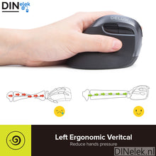 Afbeelding in Gallery-weergave laden, Delux M618mini ergonomische muis linkshandig