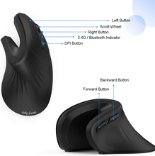 Afbeelding in Gallery-weergave laden, Jelly Comb ergonomische muis met BT
