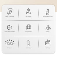 Afbeelding in Gallery-weergave laden, DINelek Middle met Dubbele Led Verlichting 3in1 Anti-shake Gimbal/Mobiele Telefoon Stabilisator + Selfie Stick + Driepoot Statief