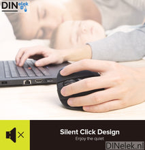 Afbeelding in Gallery-weergave laden, Delux M618mini ergonomische muis linkshandig