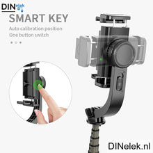 Afbeelding in Gallery-weergave laden, DINelek Large 3in1 Anti-shake Gimbal/Mobiele Telefoon Stabilisator + Selfie Stick + Driepoot Statief