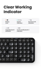 Afbeelding in Gallery-weergave laden, Ugreen - Draadloos Ergonomisch Toetsenbord - 2.4GHz &amp; 2X Bluetooth - 106 Toetsen - Compatibel met Laptop, Macbook, iPad, PC &amp; Tablet
