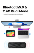 Afbeelding in Gallery-weergave laden, Ugreen - Draadloos Ergonomisch Toetsenbord - 2.4GHz &amp; 2X Bluetooth - 106 Toetsen - Compatibel met Laptop, Macbook, iPad, PC &amp; Tablet

