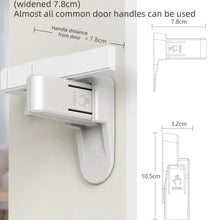 Afbeelding in Gallery-weergave laden, Deurklink Vergrendeling - 2 Stuks - Kinderslot Deur - Privacy Slot - Deurklink slot voor Huisdieren -  Wit
