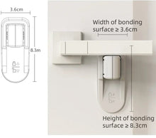 Afbeelding in Gallery-weergave laden, Deurklink Vergrendeling - 2 Stuks - Kinderslot Deur - Privacy Slot - Deurklink slot voor Huisdieren -  Grijs
