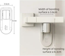 Afbeelding in Gallery-weergave laden, Deurklink Vergrendeling - 2 Stuks - Kinderslot Deur - Privacy Slot - Deurklink slot voor Huisdieren -  Wit
