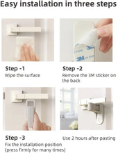 Afbeelding in Gallery-weergave laden, Deurklink Vergrendeling - 2 Stuks - Kinderslot Deur - Privacy Slot - Deurklink slot voor Huisdieren -  Grijs
