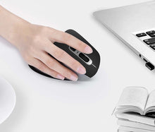 Afbeelding in Gallery-weergave laden, Jelly Comb oplaadbare ergonomische muis met 2 x BT en 6 knoppen
