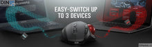 Afbeelding in Gallery-weergave laden, Jelly Comb ergonomische trackball muis met BT
