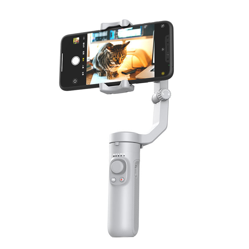 DINelek® HQ mini Draagbare Anti-shake Gimbal / Smartphone Stabilisator met Driepoot en BT