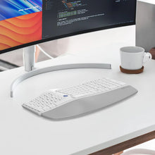 Afbeelding in Gallery-weergave laden, Delux draadloos ergonomisch toetsenbord met BT en 107 toetsen
