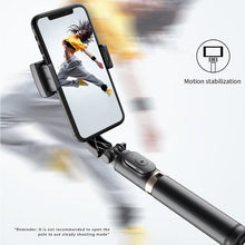 Afbeelding in Gallery-weergave laden, DINelek Middle 3in1 Anti-shake Gimbal/Mobiele Telefoon Stabilisator + Selfie Stick + Driepoot Statief
