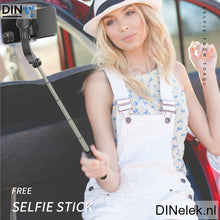 Afbeelding in Gallery-weergave laden, DINelek Large 3in1 Anti-shake Gimbal/Mobiele Telefoon Stabilisator + Selfie Stick + Driepoot Statief
