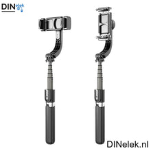 Afbeelding in Gallery-weergave laden, DINelek Large 3in1 Anti-shake Gimbal/Mobiele Telefoon Stabilisator + Selfie Stick + Driepoot Statief
