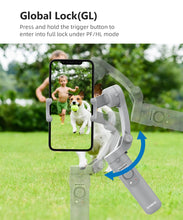 Afbeelding in Gallery-weergave laden, DINelek® HQ mini Draagbare Anti-shake Gimbal / Smartphone Stabilisator met Driepoot en BT
