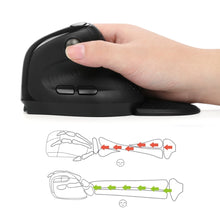 Afbeelding in Gallery-weergave laden, Delux Seeker ergonomische muis (horizontaal scrol &amp; BT)
