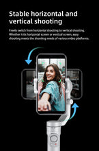 Afbeelding in Gallery-weergave laden, DINelek® HQ mini Draagbare Anti-shake Gimbal / Smartphone Stabilisator met Driepoot en BT
